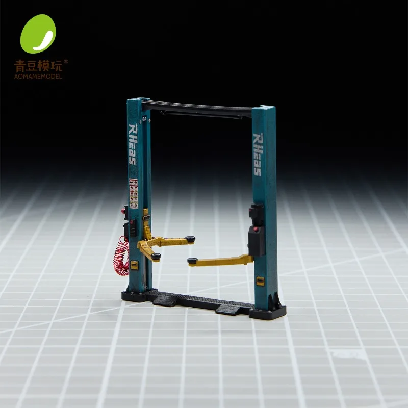 Figuras de Acción Creativas de la Serie Fábrica de Reparación de Automóviles 1:64, Máquina Elevadora de Automóviles y Motocicletas, Accesorios de Escena en Miniatura, Modelo