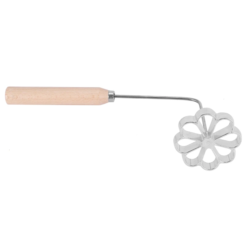 Rosette Timbale Iron Set Bunuelera With Handle Traditional Mexican Bunuelo Pastry Maker Cutter For Kitchen Gadget Flower