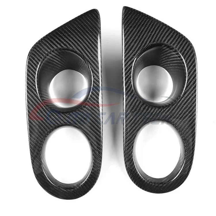 For BMW E46 M3 2001-2006 Coupe 2 Door Carbon Fiber Fog Lamp Cover Decorative Sticker Body Kit