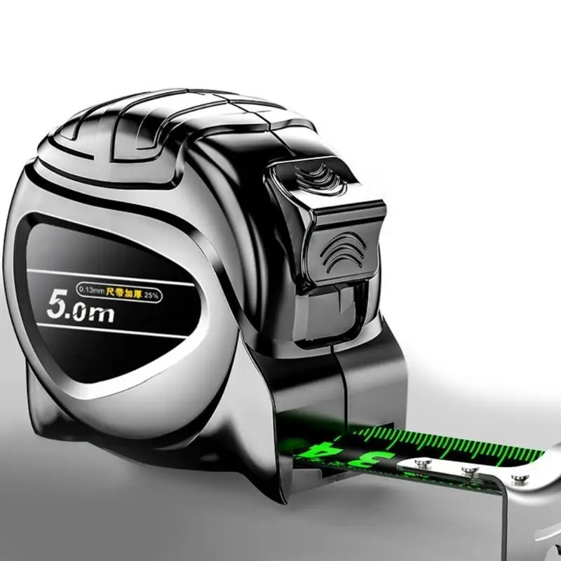 Y1UD Industrial Strength Retractable Rulers Not Slip Grip Fluorescent Marking Gift