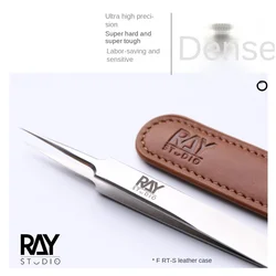 RAY Model World Precision Tweezers Ultra-Tip Stainless Steel Clamp Water Sticker Small Parts Gundam Model Military Model Tools