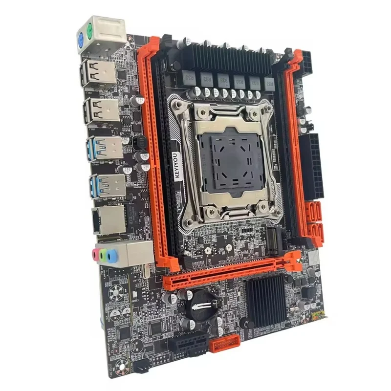 X99 Motherboard Dual Channel DDR4 USB3.0 PCIEX16 LGA2011-3 Support M.2 Nvme 64 GB Intels for New Desktop Gaming Computer SATA