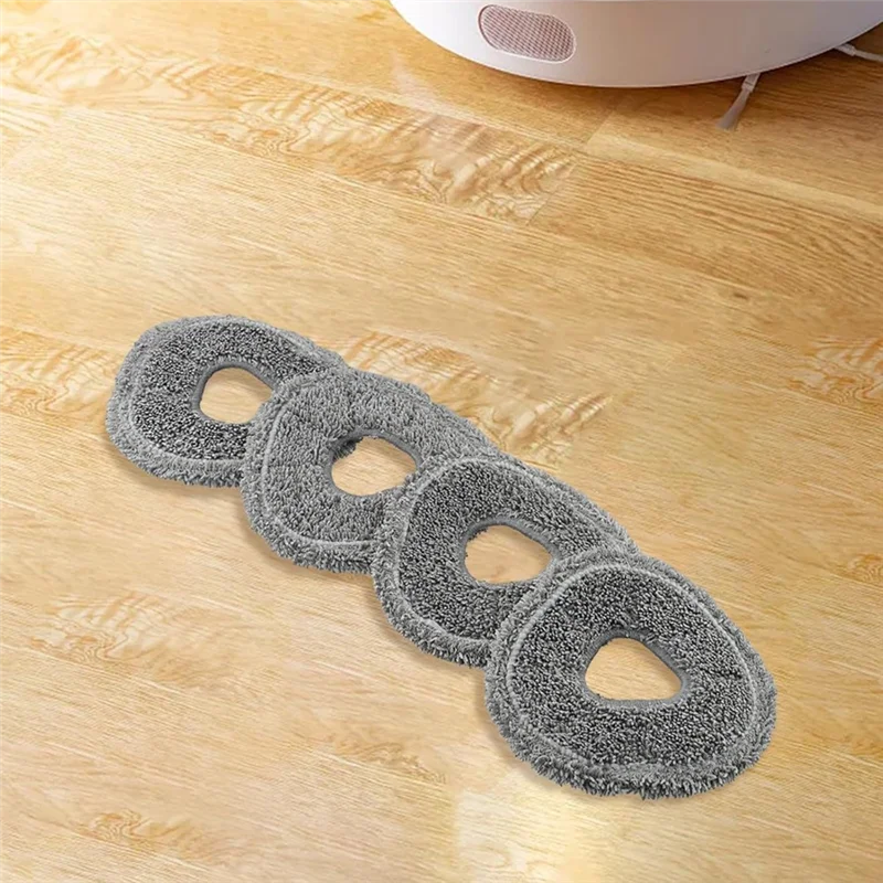 -A90P 8Pcs Mop Cloth Pads For Narwal FREO Robot Vacuum Cleaner Replacement Washable Mop Rag