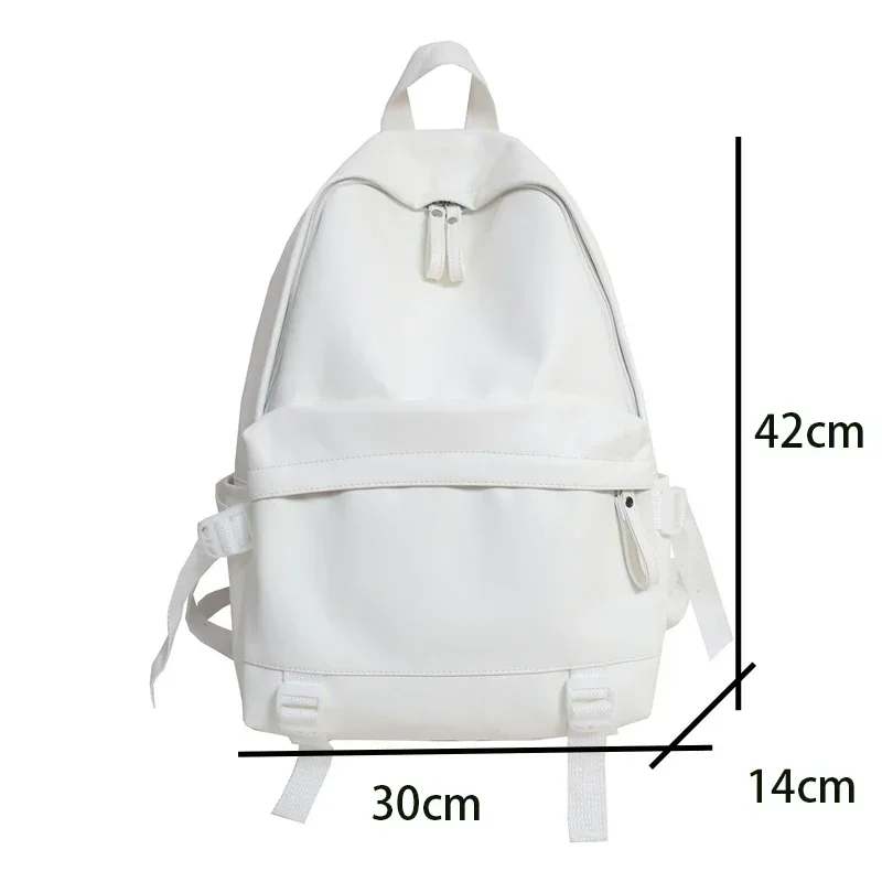 Large Backpack Men PU Leather Rucksack Women Knapsack Travel Backpacks Shoulder School Bags for Teenage Girls Mochila Back Pack