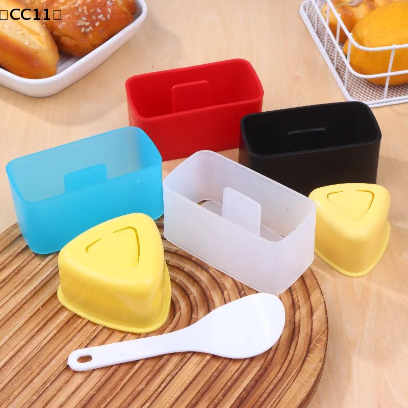 Kit de molde rectangular para sushi, máquina para hacer Musubi, herramienta para prensar bolas de arroz Spam Kimbap Onigiri, accesorios para Bento de cocina para el hogar〔CC11〕