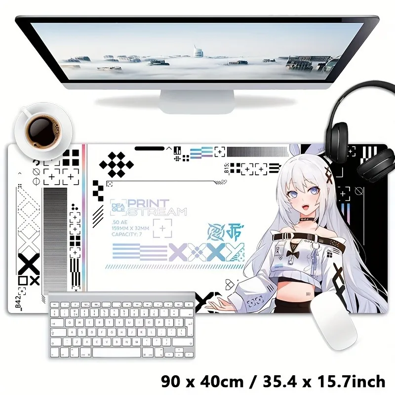 

CSGO Anime Mouse Pads XXL Game player Mousepads 400x900 Large Mousepad New Gamer anti-slip Rubber Company Office Long Desk mat