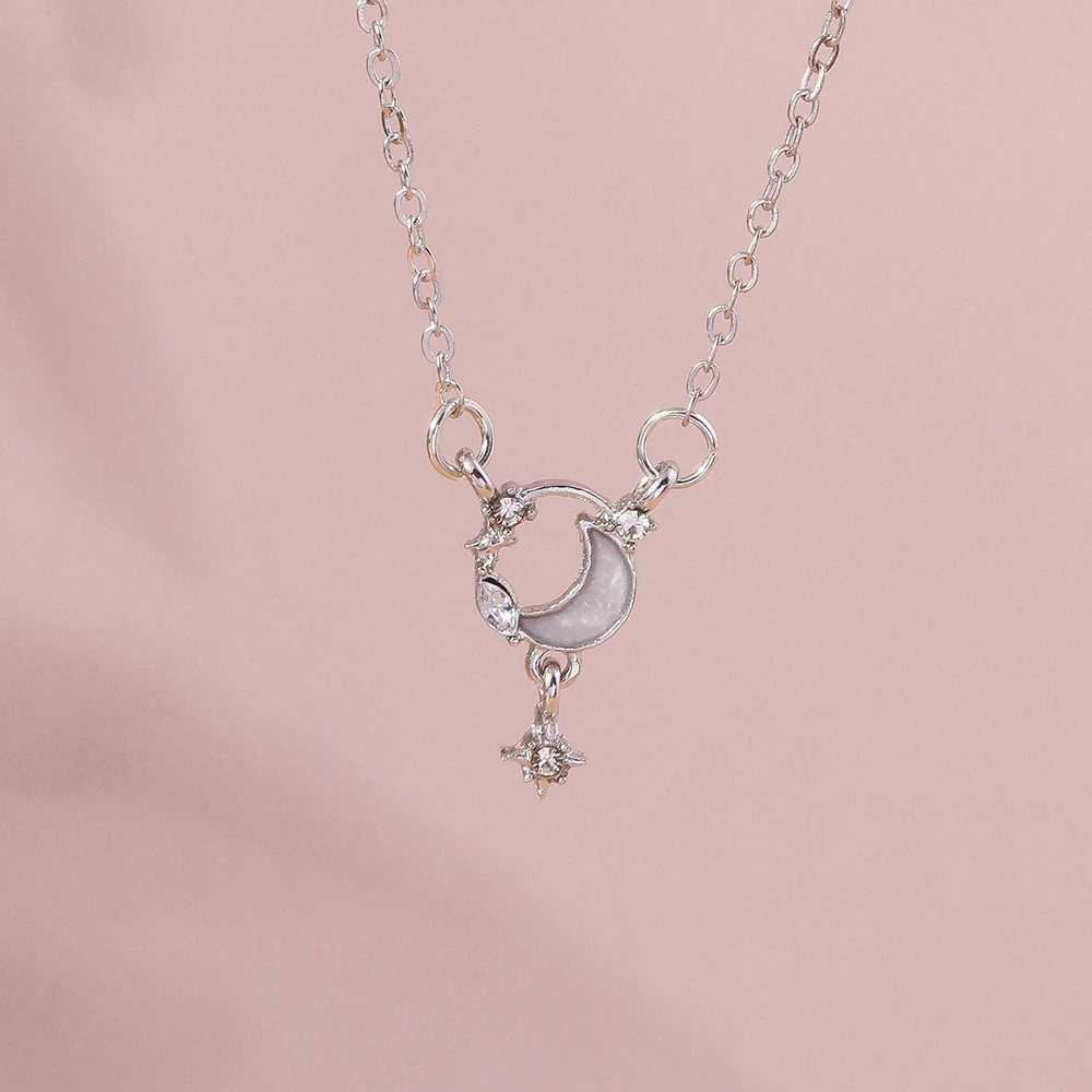 Y2K Kristall Schmetterling Herz Halskette Mode Kpop Glänzende Schlüsselbein Kette Halsketten für Frauen Mädchen Neue Trend Party Geschenke Schmuck – Detail 10