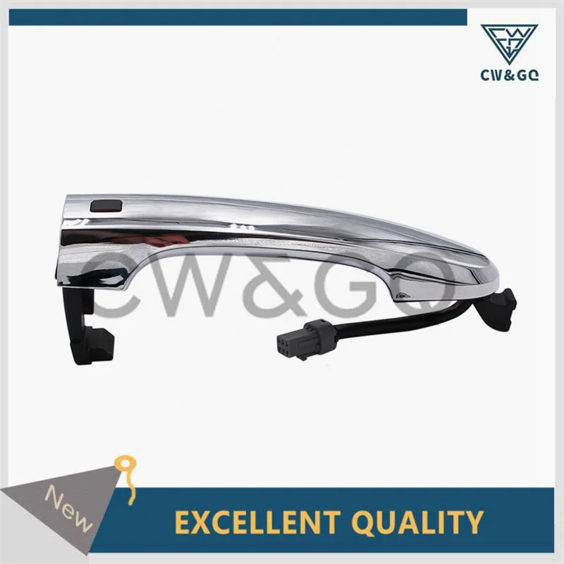 

front Exterior Outside Door Handle Chrome LH RH Keyless entry with button for kia Sorento 2011 2012 2013 2014 2015