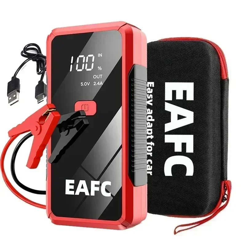 EAFC 12V 2000A/1200A/600A Booster Starting for Car  Battery Portable Charger Emergency Car Jump Starter Device Power Bank