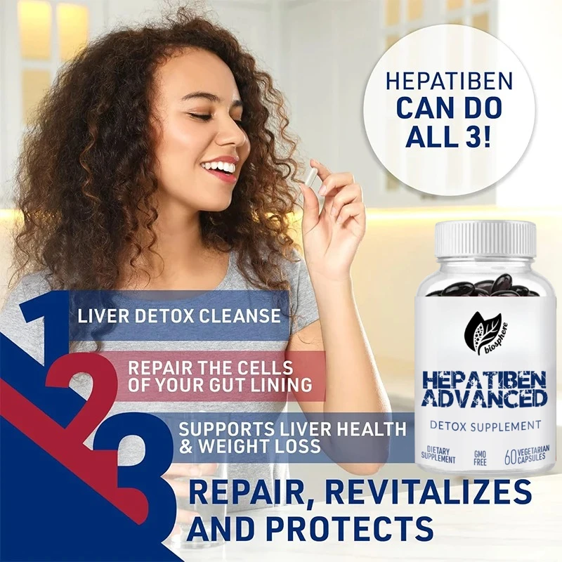 

Очищающая печень, натуральная пищеварительная добавка с 60 капсулами силимарина, берберрина и L-лутатионы для поддержки здоровья.