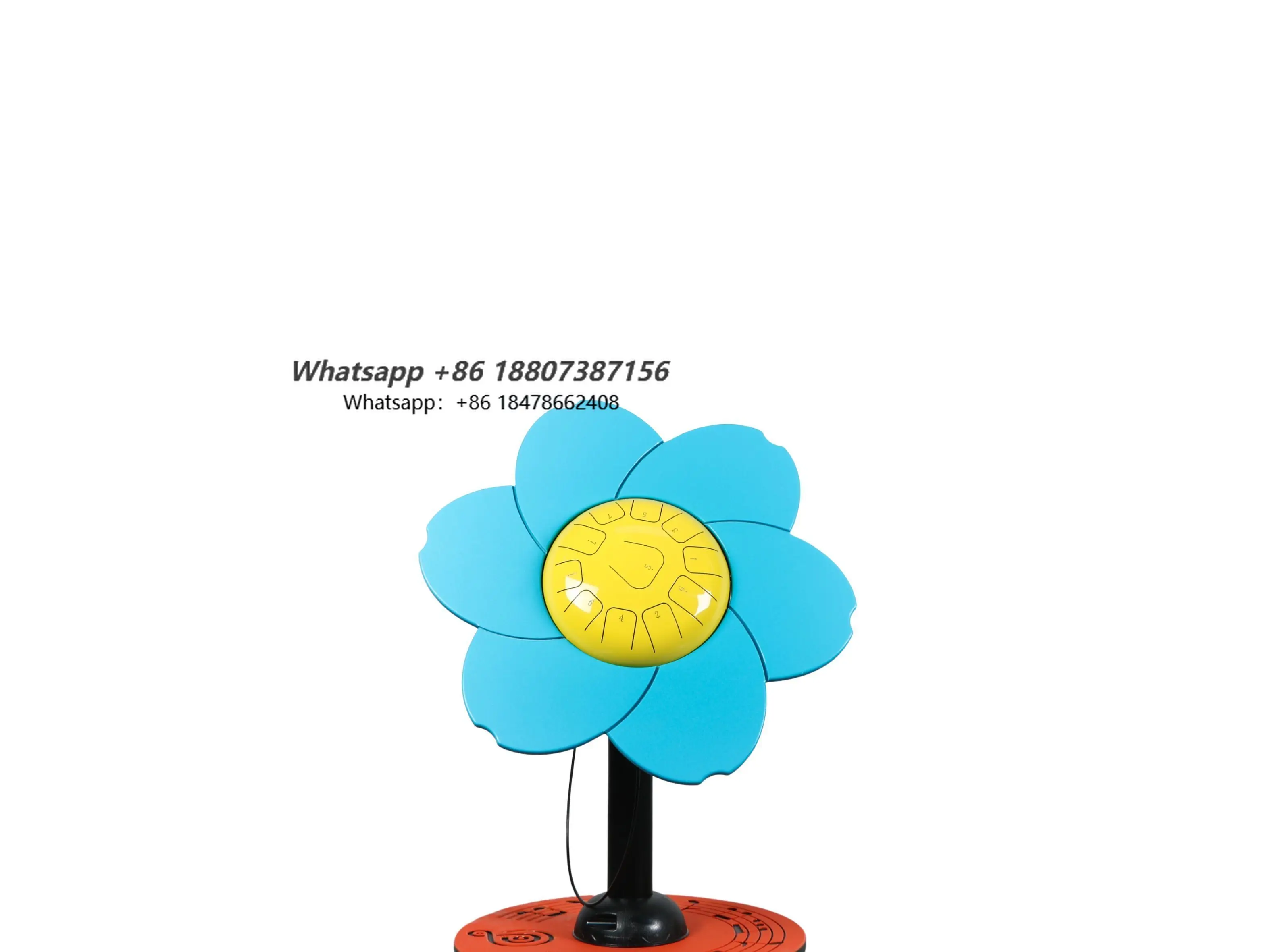 

Musical Funny Kids Playground Equipment Flower Drum