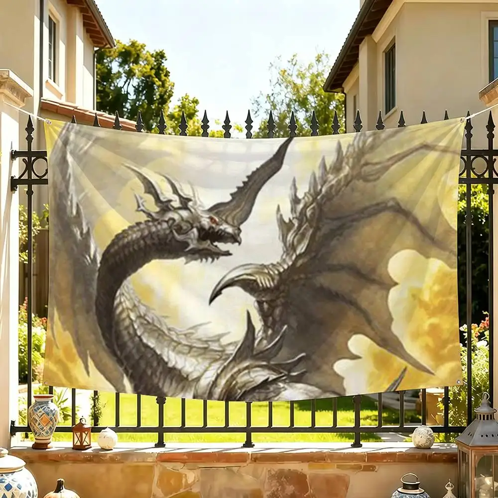 Y-Yu-Gi-Oh Victory Dragon Flag Suitable For Party Club Outdoor Interior Wall Decoration Banner Fans Gift