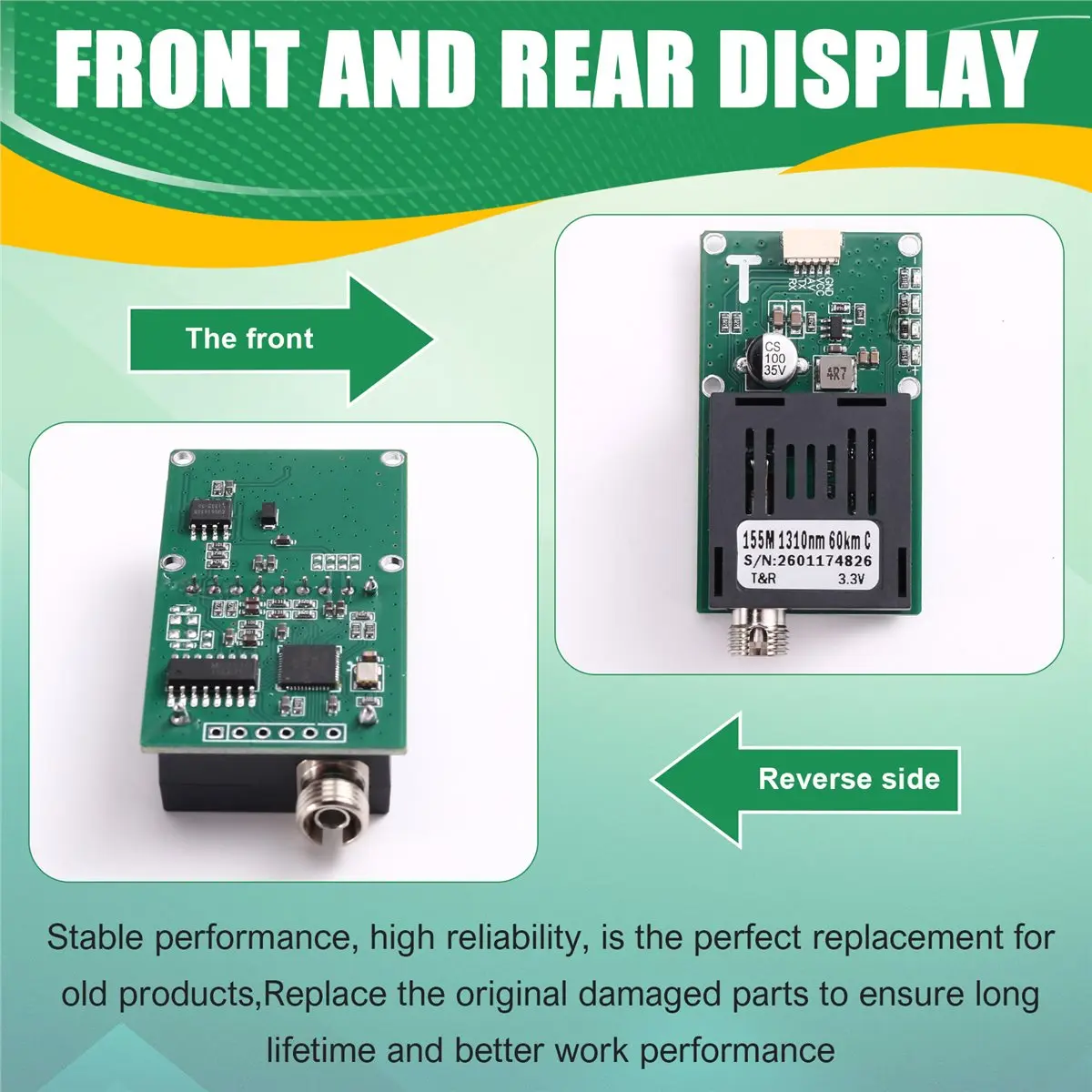 Dynamic 60KM TTL Optical Transceiver High Power CRSF/UART/SUBS Fiber Optic Port FC Optical Terminal Equipment for Drone TX