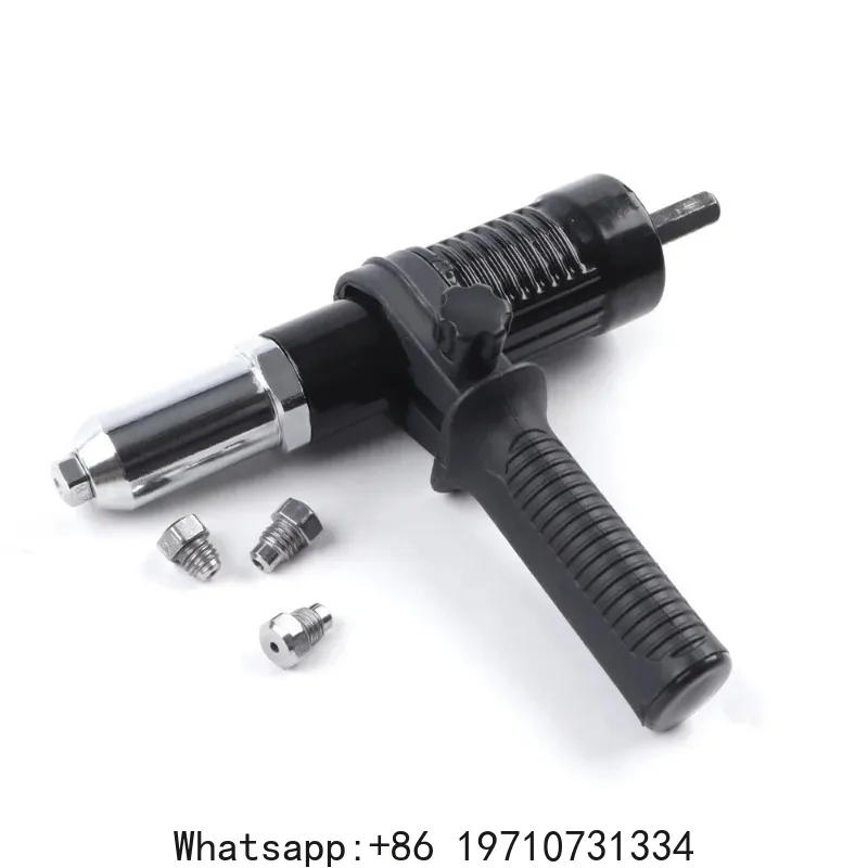 Quick & Easy  Pulling Drill Bit Adapter with Hex Shaft Professional Adapter,2.4/3.2/4.0/4.8mm,Cordless Rivet Gun