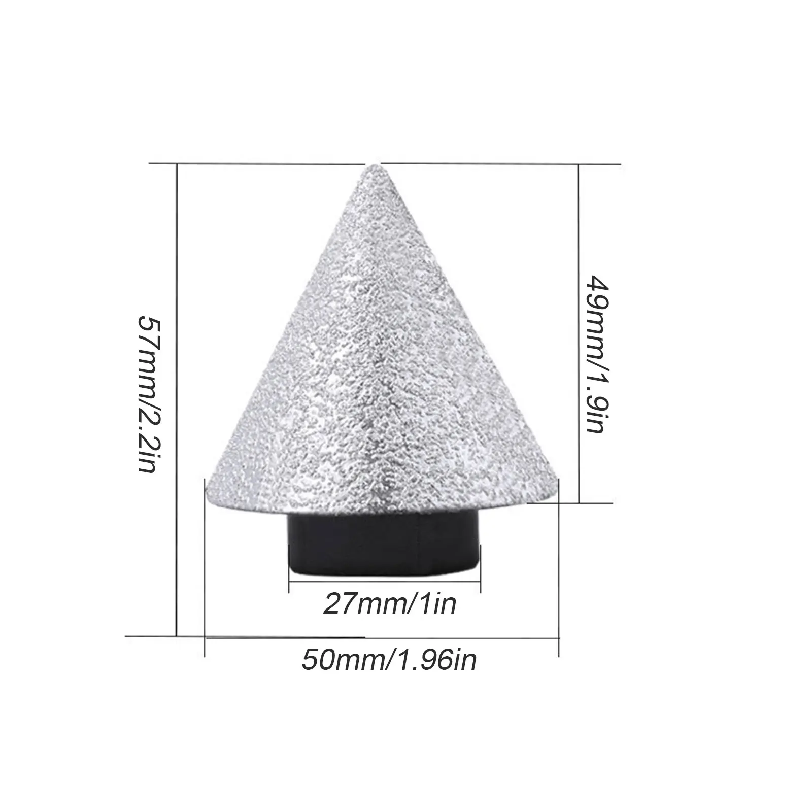 Filettatura M14 50mm punta per smusso diamantato smussatura lucidatura ingrandimento piastrelle in gres porcellanato ceramico marmo granito foro corona lavoro