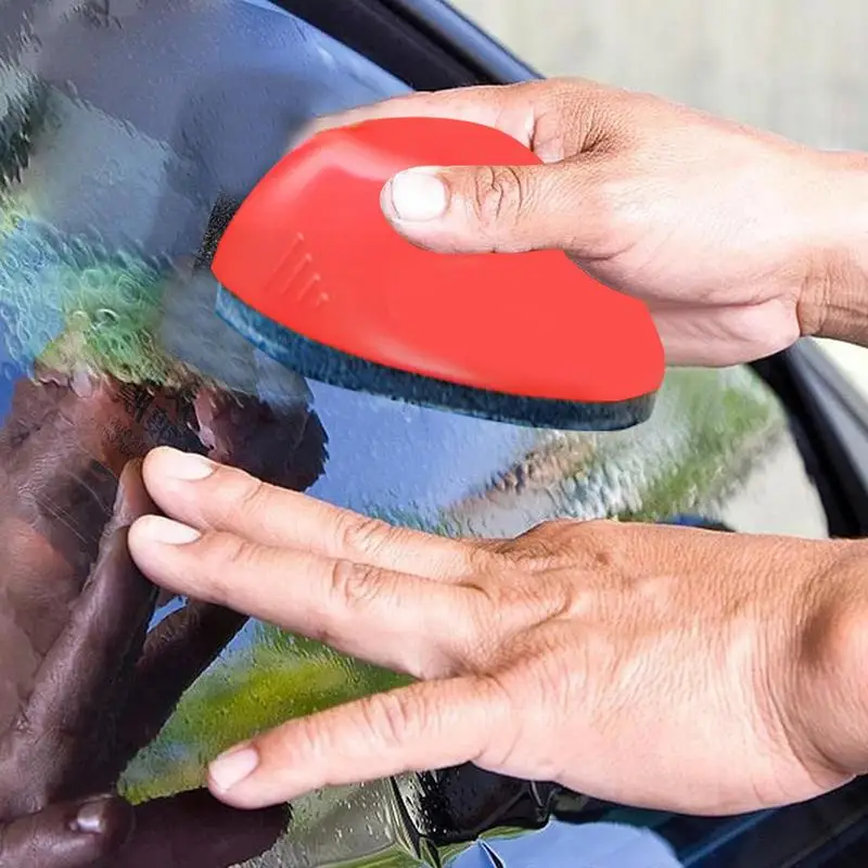 Removedor de filme de óleo de vidro para-brisa de carro, remoção de filme de óleo, anti-chuva, anti-neblina, escova de limpeza de vidro com removedor, melhora a clareza e