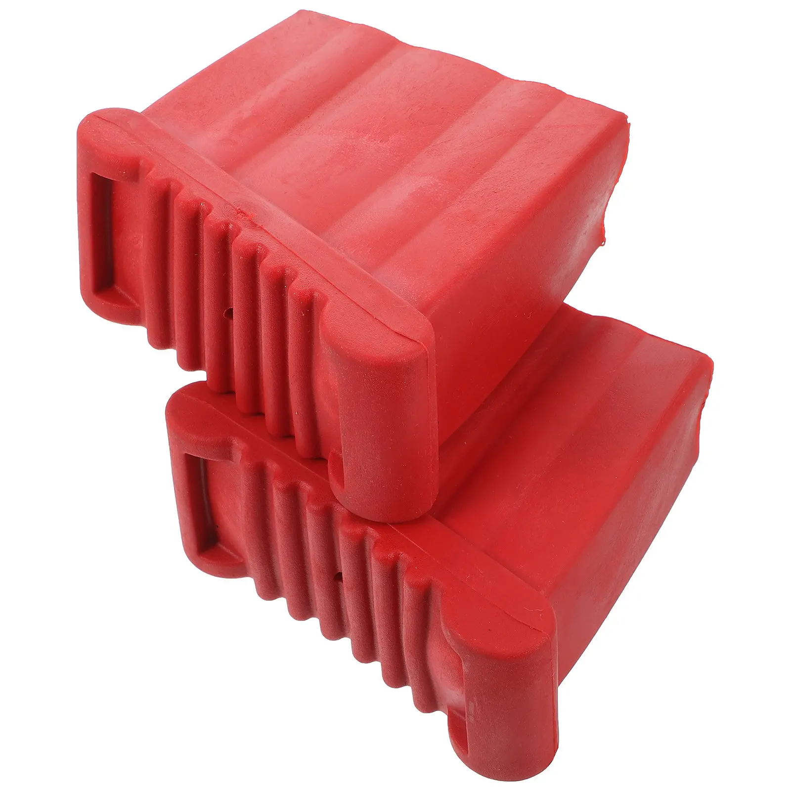 2Pcs Sturdy Ladder Feet Rubber Covers with Enhanced Traction for Step Ladder Safety Stable Contact Anti Slip Replacement Pads