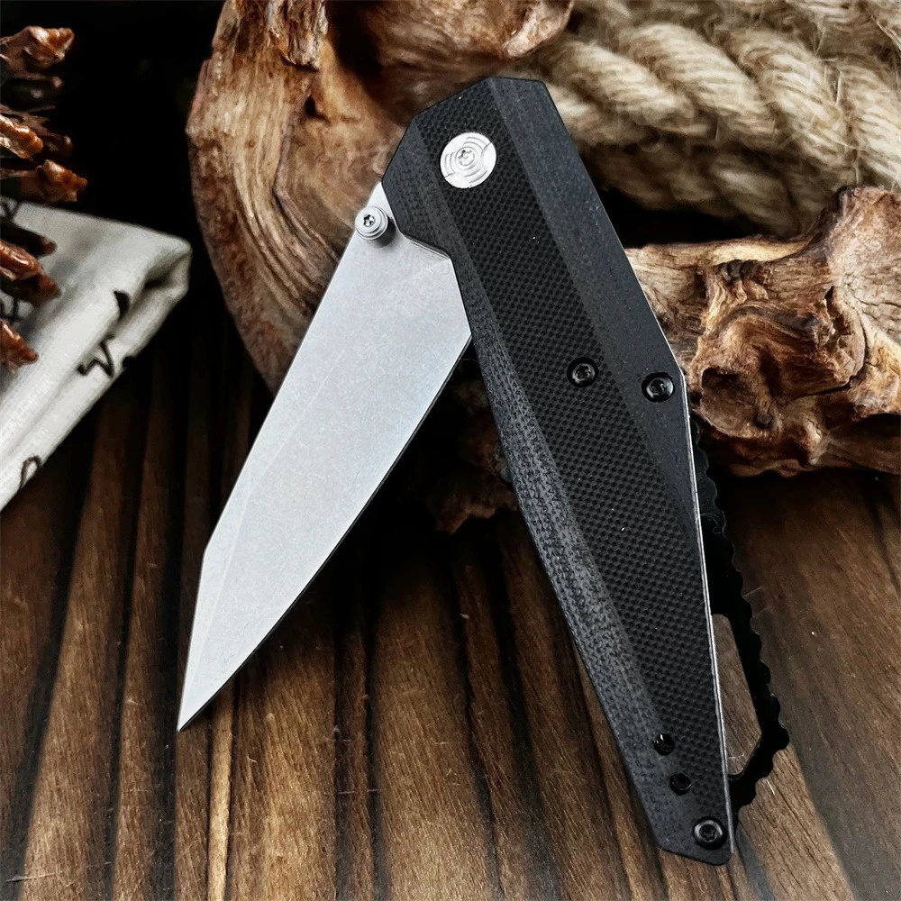 

CR 3830 Tactical Multifunctional Folding Knife, EDC Pocket Knife with 8Cr13Mov Steel & G10 Handle for Outdoor Hiking Camping