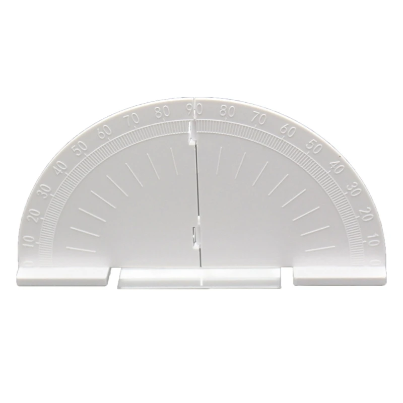 물리적 접이식 반원 각도기 평면 거울 반사 실험 도구