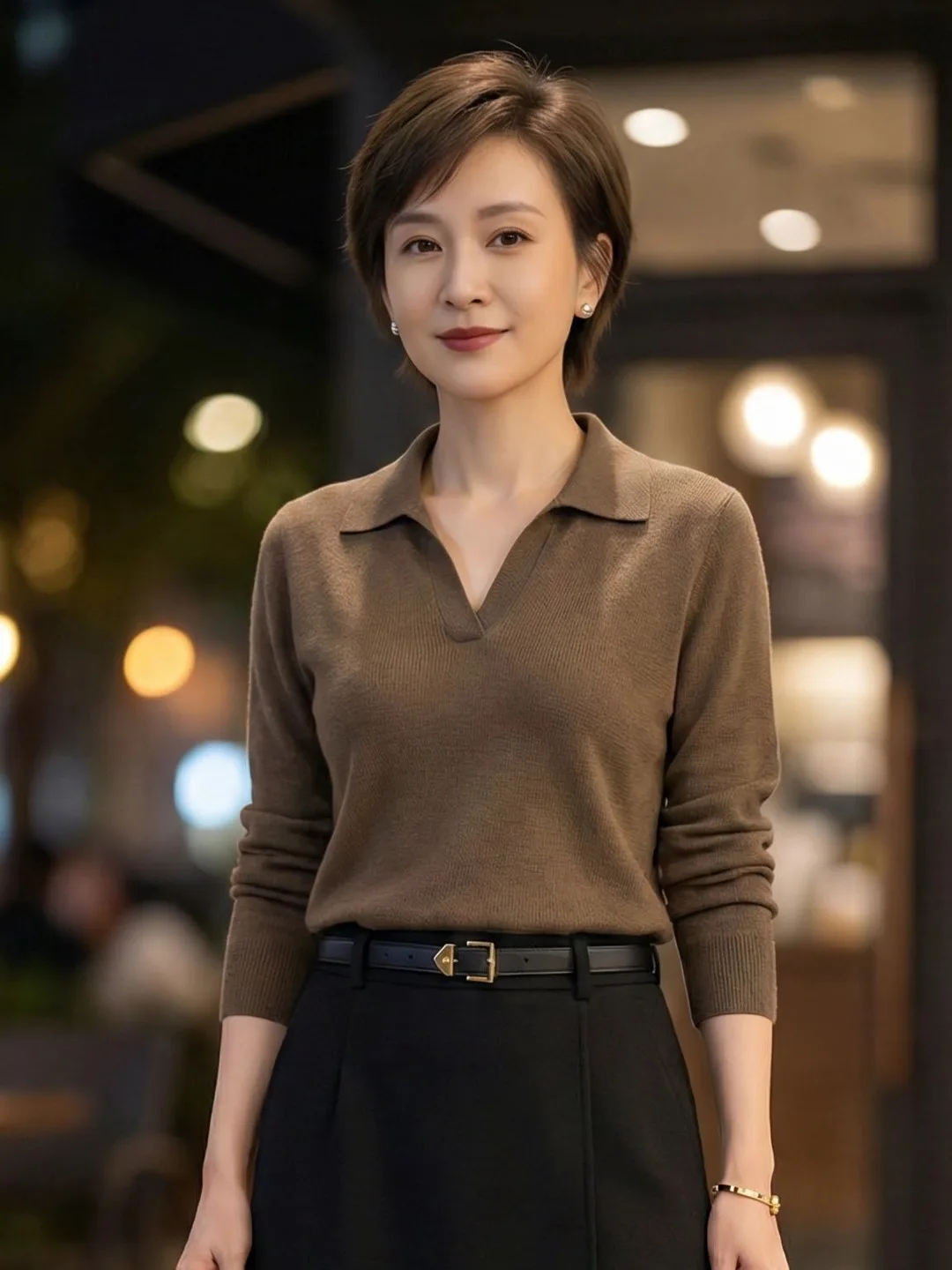 

Премиальный женский шерстяной свитер с 80-игольной вязкой (8-й класс), облегающий, с длинным рукавом, для повседневной носки, модный, как базовый слой