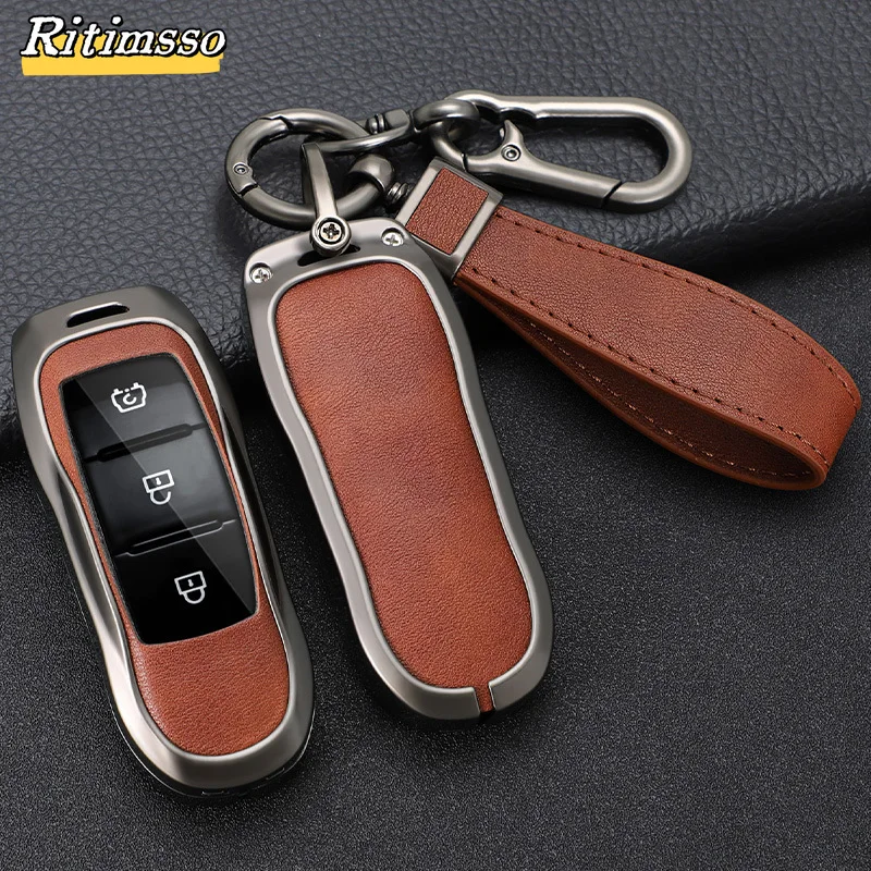 Car Key Case Fob Cover Keychain Accessories for Dongfeng Fengguang DFSK Glory 580 Fengon Ix5 Ix7 Seres Sf5 2021 2022 Keychain