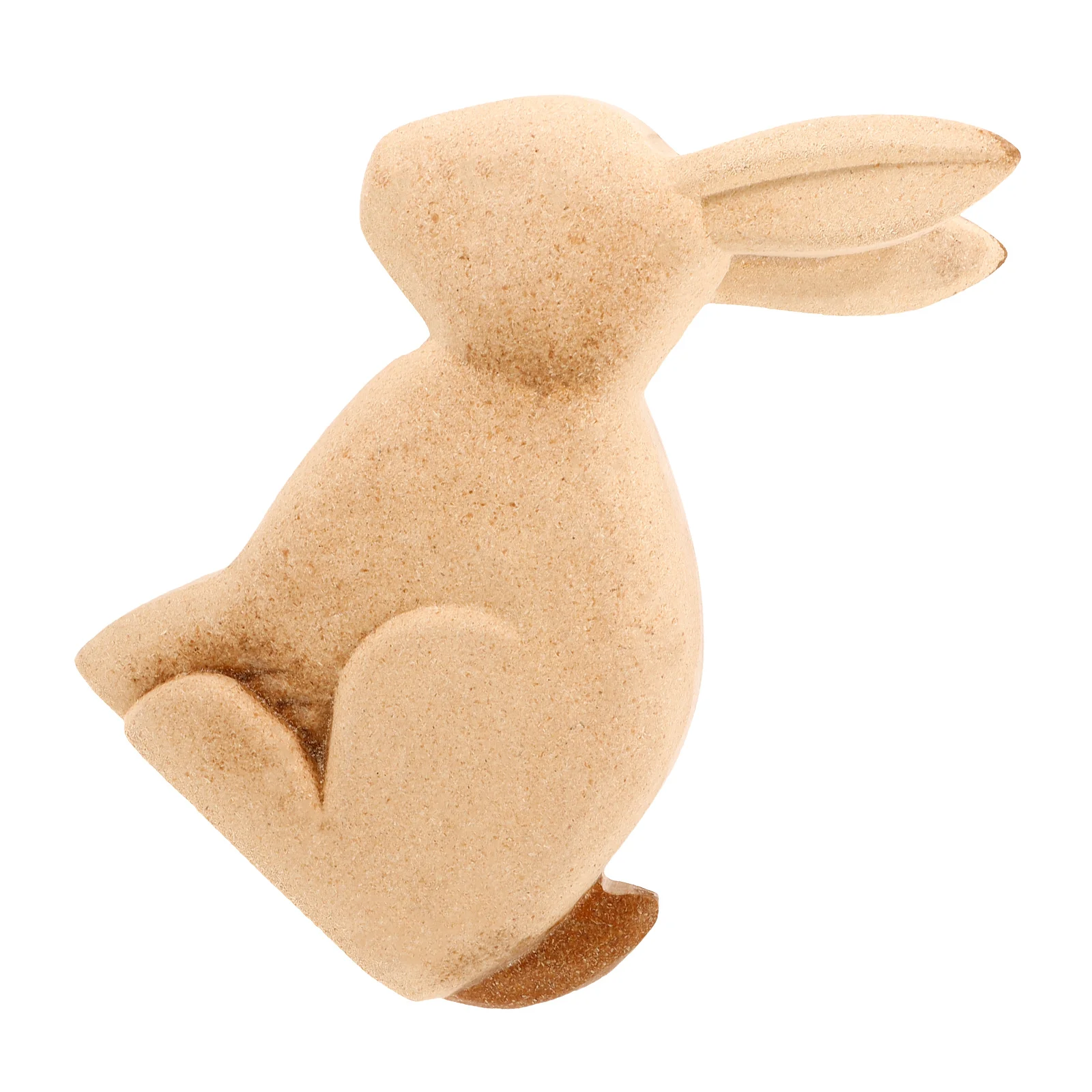 

Wooden Animal naments Unfinished Wood Bunny Figure Big Rabbit Miniature Figurines Desk Decoration Graffiti Crafts Supplies Safe