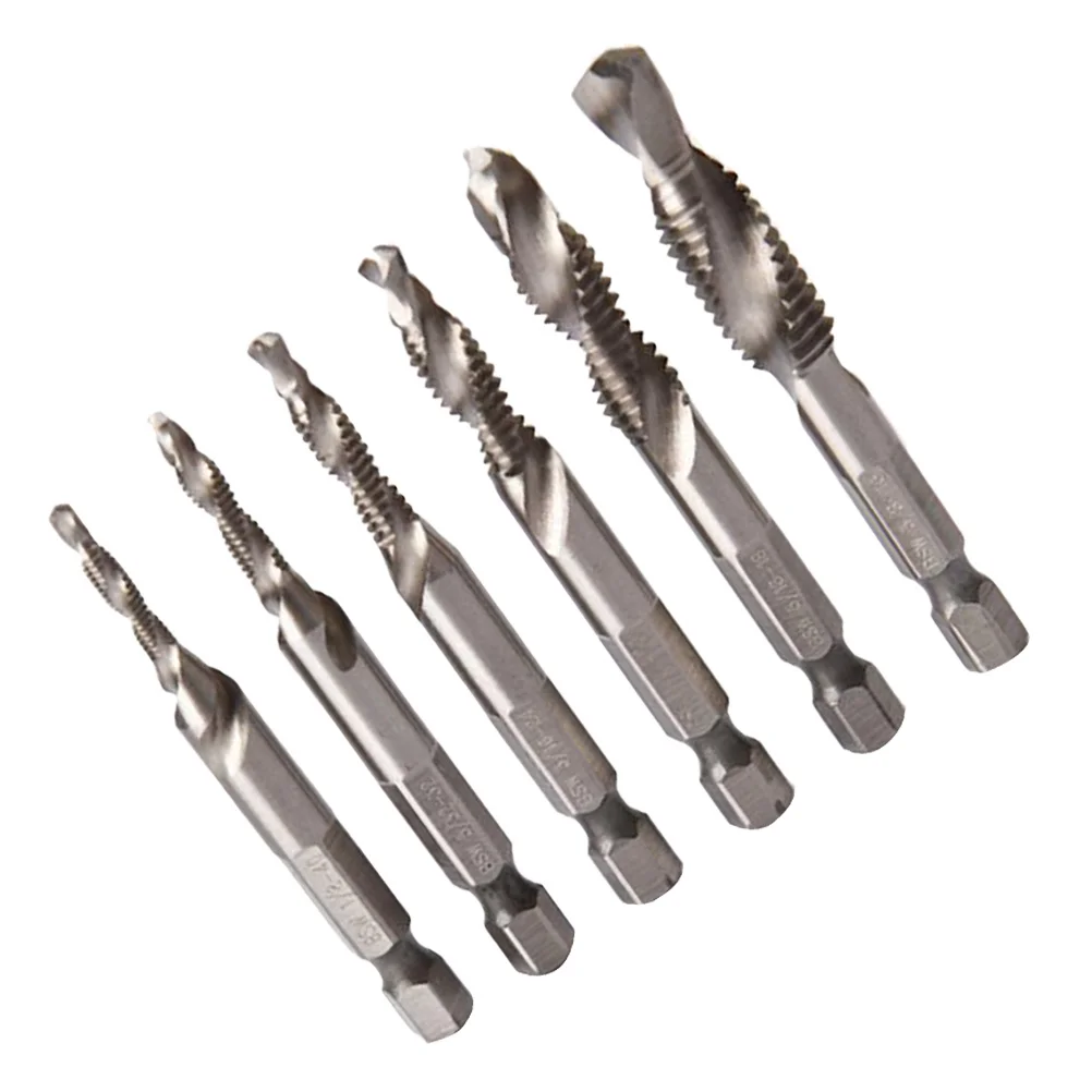 

6Pcs High Speed Steel Drill Bit Set 3 4 5 6 8 10Mm Industrial Hss Stub Drill Bits for Aluminum Cast Iron Copper Brass Magnesium