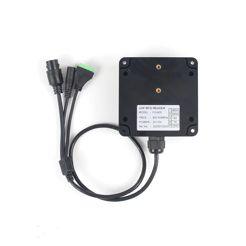 Modbus UHF RFID Reader Assembly Line Workshop Counter 860-960Mhz เครื่องอ่านบัตรอุตสาหกรรมรองรับ Modbus