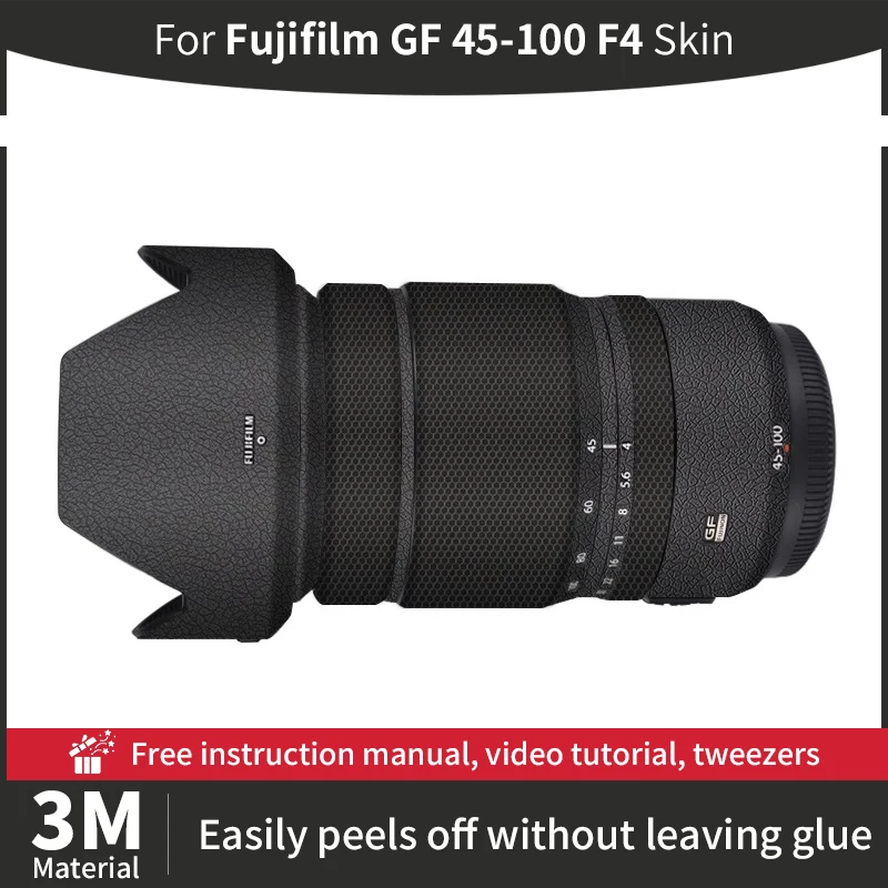 For Fujifilm 45 100mm Skin Fujifilm GF 45-100mm F4 Lens Skin Anti-scratch Camera Lens Sticker protective film More Colors