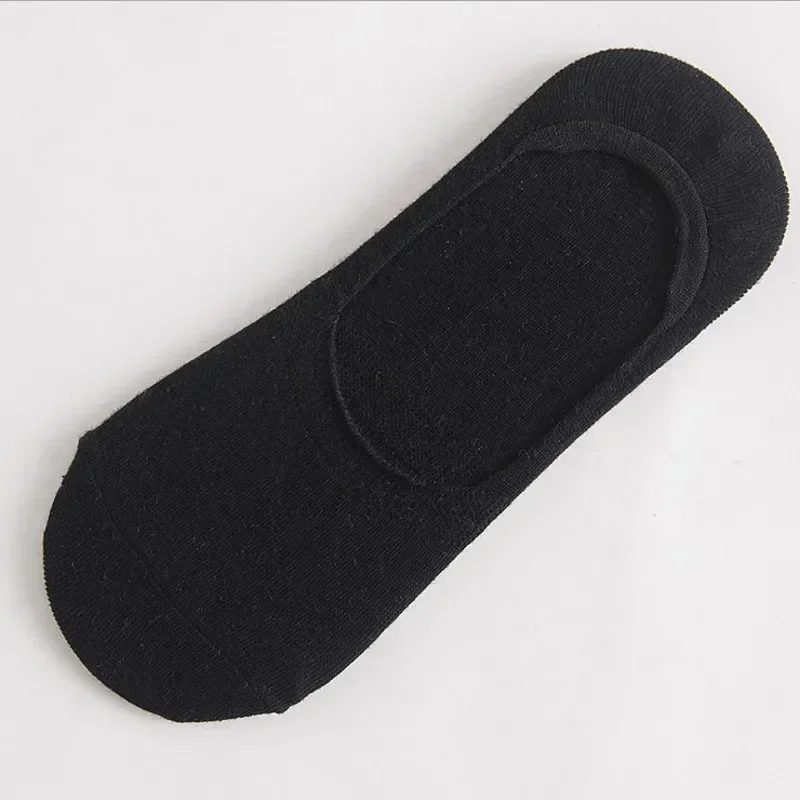 

5Pairs Men Boat Cotton Socks Summer Autumn Non-slip Silicone Invisible Breathable Socks Male Ankle Sock Slippers Sports Socks