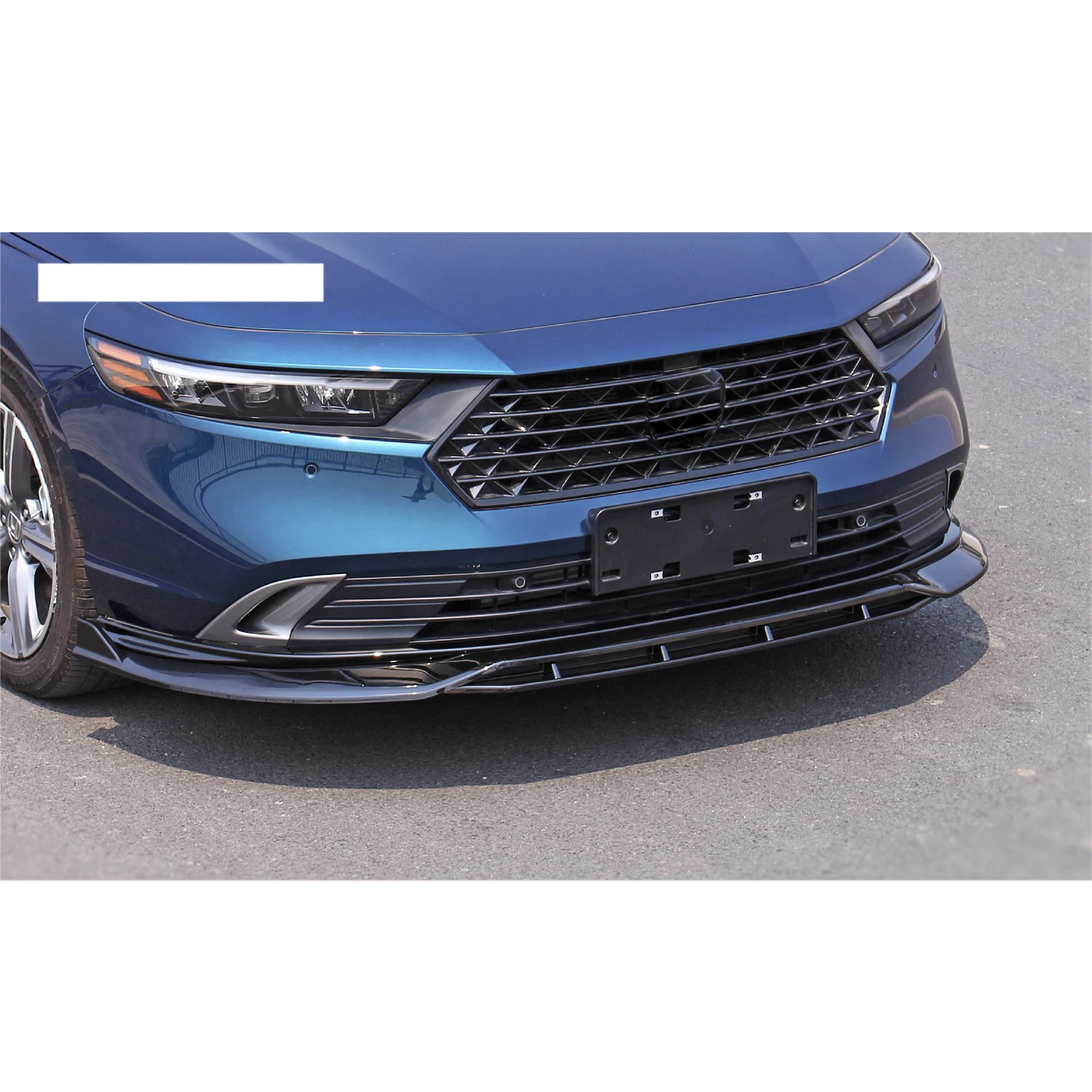 4Piece of Front Bumper Spoiler Lip Lower Splitter Separator Blade Guard For Honda Accord 11th 2023 2024 2025 2026