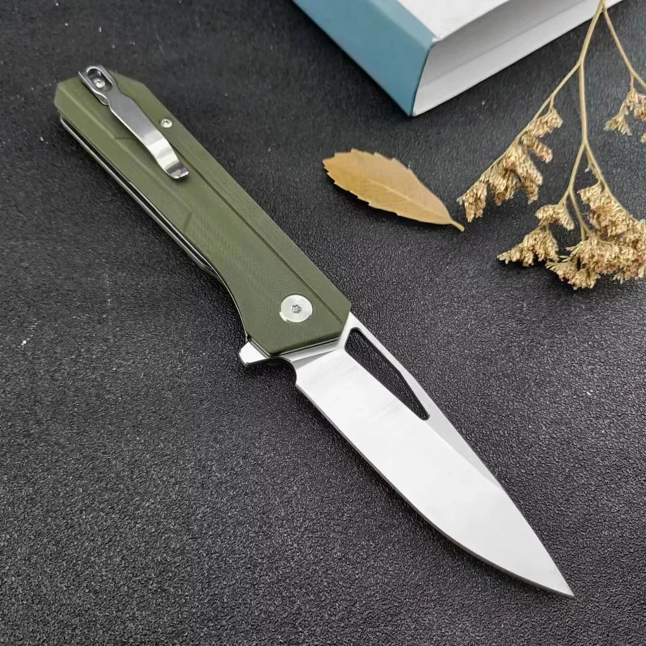 Green Arrow Pocket Folding Knife DC53 Blade G10 Handle Tactical Hunting Camping EDC Survival Tool Knives