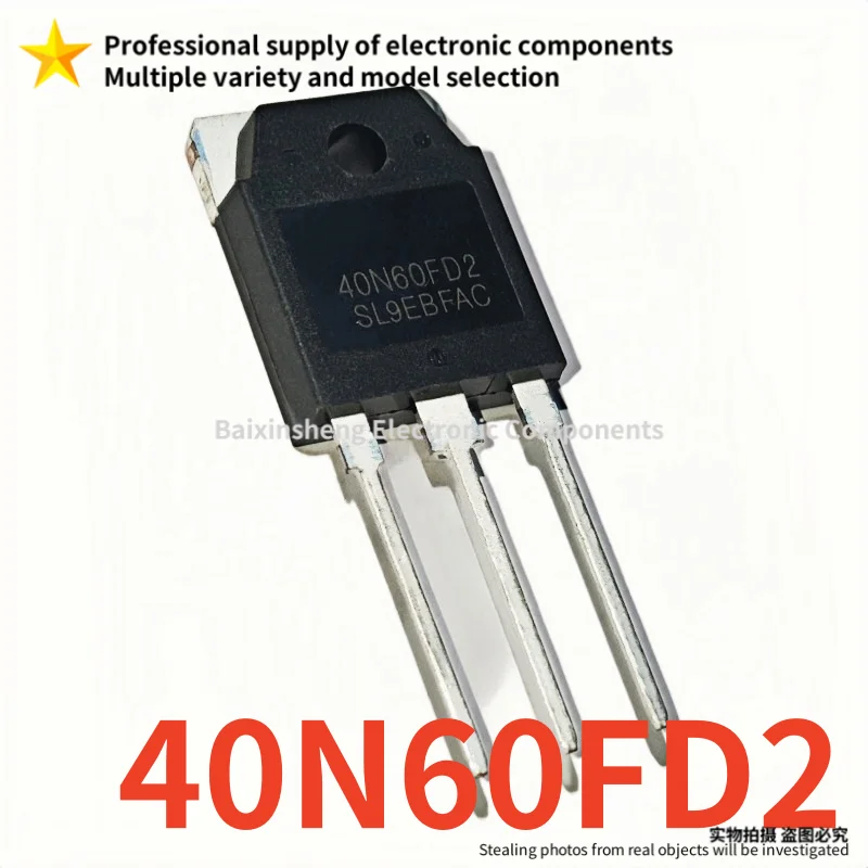 10PCS Original quality 40N60FD2 SGT40N60FD2 TO-3P IGBT tube for 40A/600V welding machine