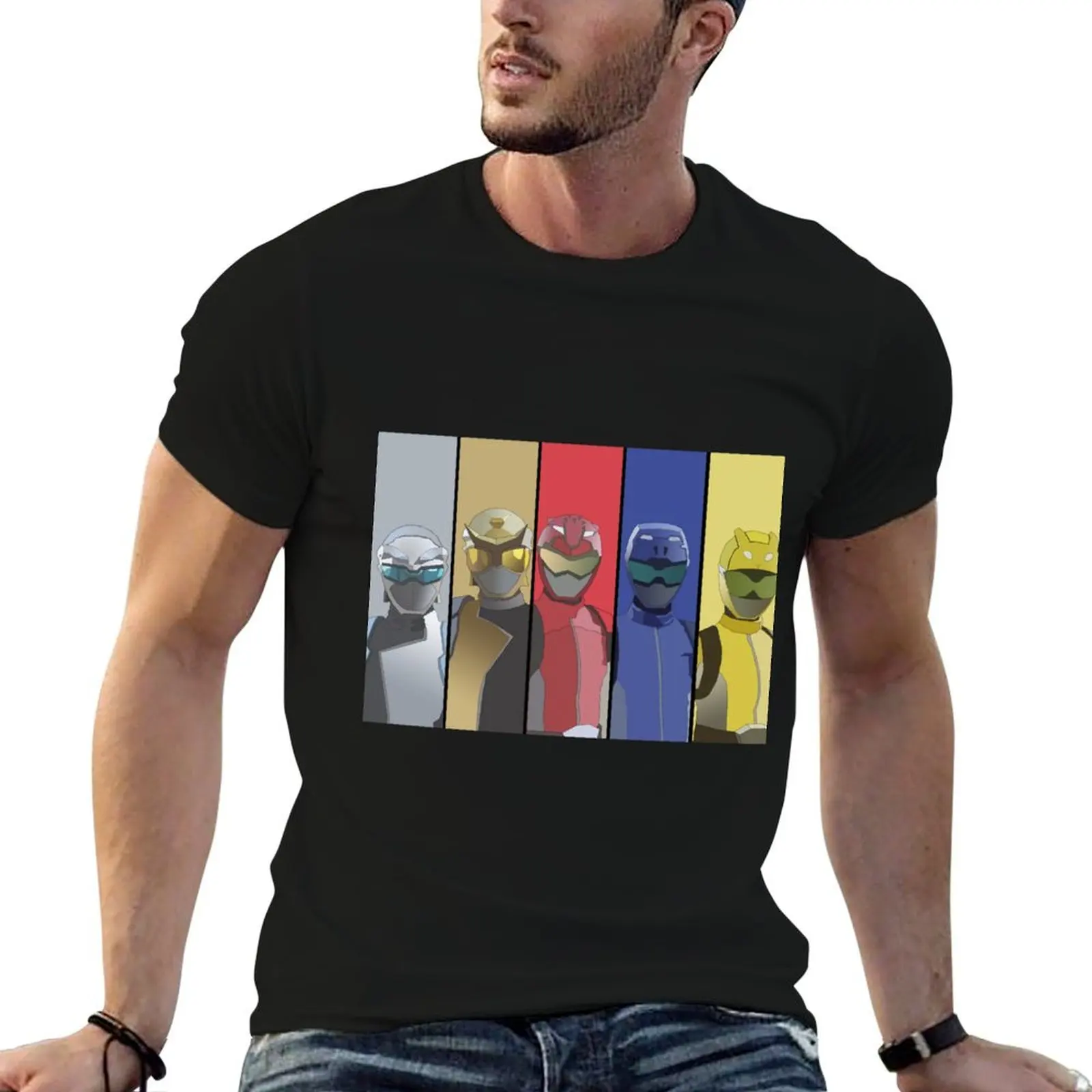 power ranger beast morphers full team T-Shirt cute clothes shirts graphic boys whites mens funny t shirts