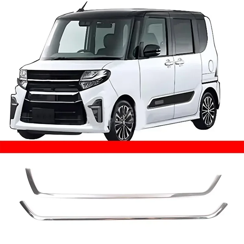 

For Daihatsu Tanto LA650 22-23 Stainless steel Silver Car Dashboard Air Outlet Frame Sticker Interior Car Accessories