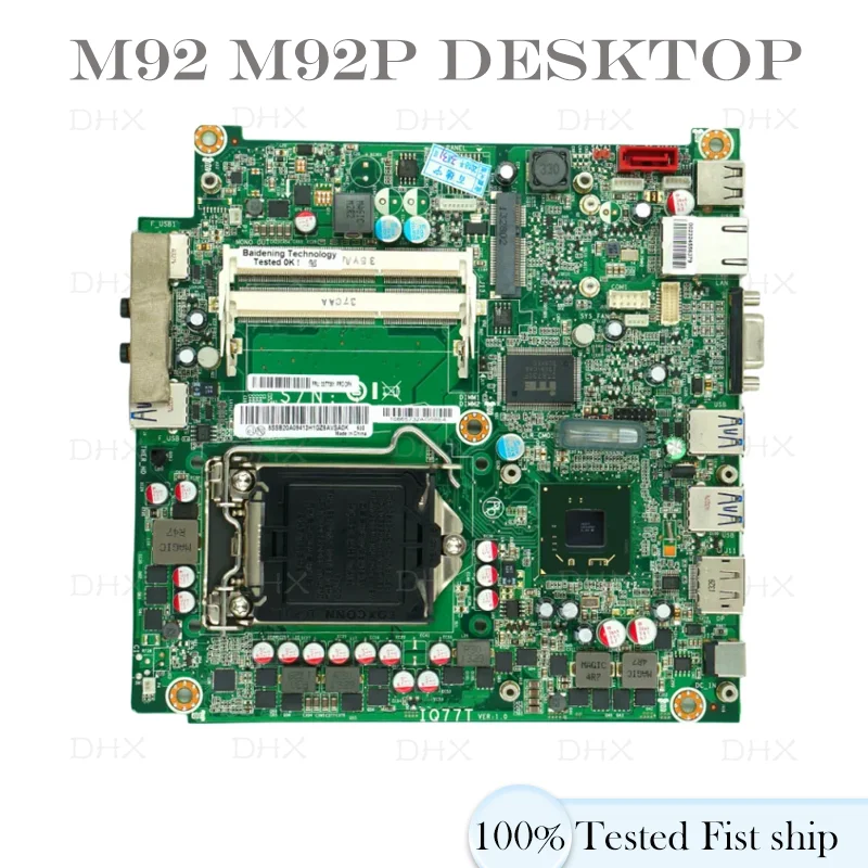 IQ77T DDR3 Mainboard For Lenovo Thinkcentre M92 M92P Desktop Motherboard 100% Tested Fully Work be Fast ship DH