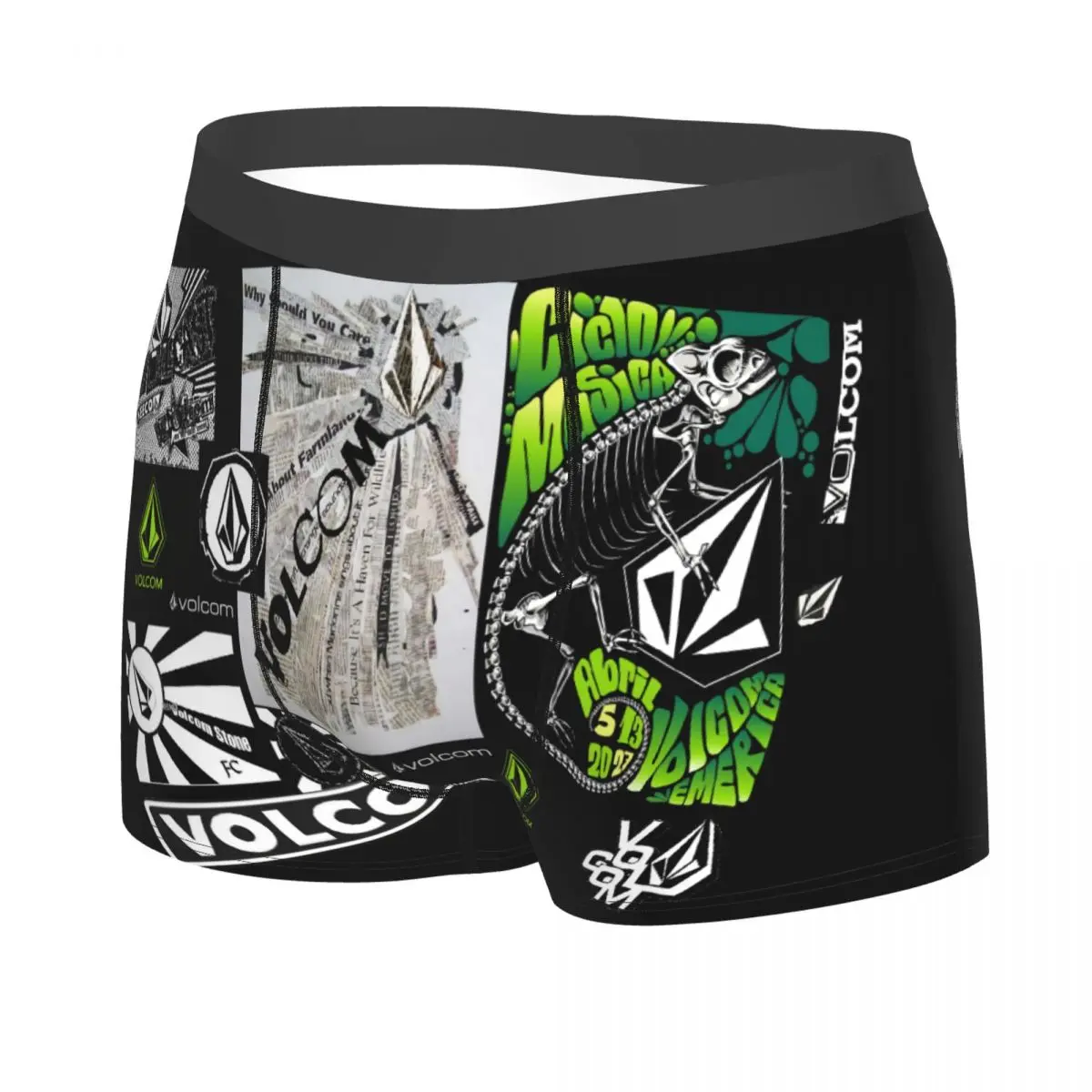 Homens Volcoms Symbol Boxers, Shorts personalizados, Cuecas, Roupa íntima, Cuecas, Moda
