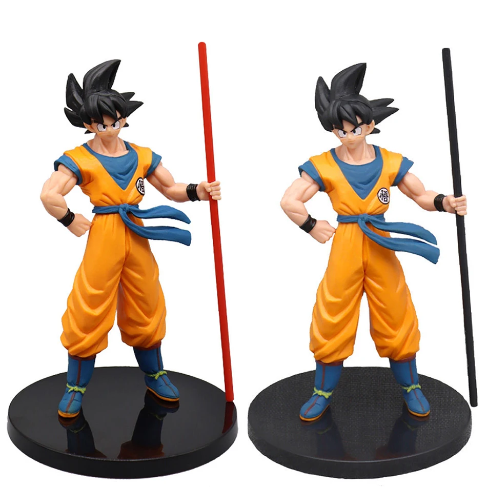 Dragon Ball Z Son Goku Anime Figure Battle Damage Shockwave Manga Statue Pvc Action Figurine Collectible Model Doll Toys 22cm