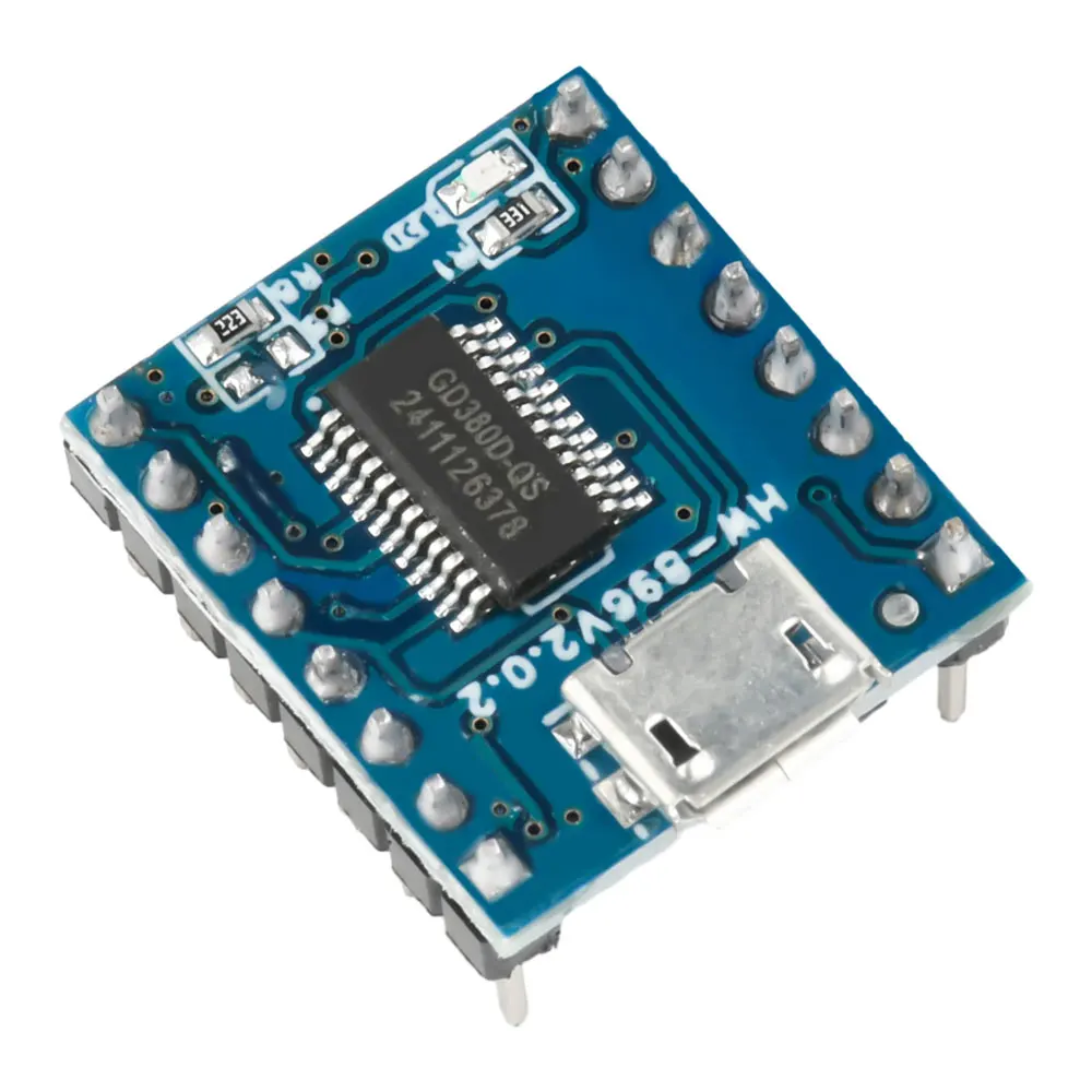 HW-896 음성 사운드 보드 모듈: 초소형 MP3 재생 기능을 갖춘 DIP16 TTL UART 모듈 실전 리뷰
