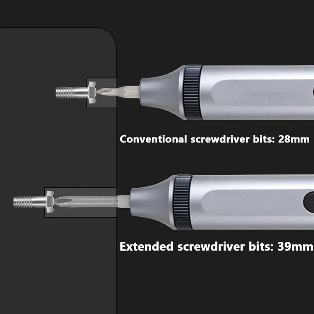 51 in 1 Electric Screwdriver Set Type-C Charging Cordless Screwdriver Precision Phillips Magnetic Bits for Phone Repair Tool Set