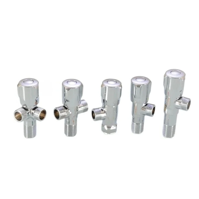 

1/2"-3/4" High-Flow Angle Valve for Gas Water Heater - Full Bore, Hot/Cold Shut-Off Ball Valve