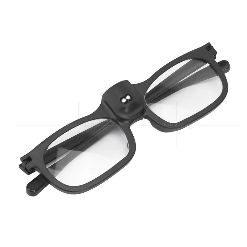 2 LED Lamps Glasses Type Magnifying Glasses Metal Coated Plastic Legs Seniors Illuminated Presbyopia Glasses Reading