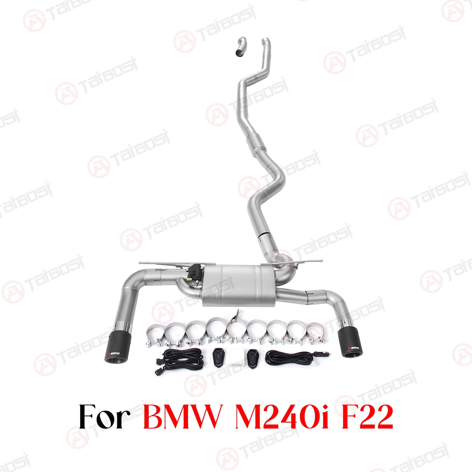 

Taibosi For BMW M240i F22 G42 B58 3.0T Car Catback Exhaust System High Performance Electric Valve Muffler Remote Control DIY