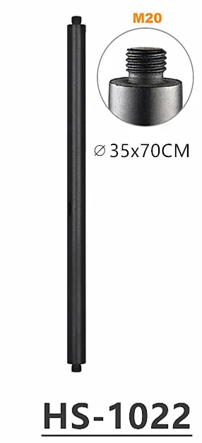 MW Audio Pro luidsprekerstandaard, in hoogte verstelbaar van 82 cm tot 140 cm, voor gebruik op het podium en in de studio.