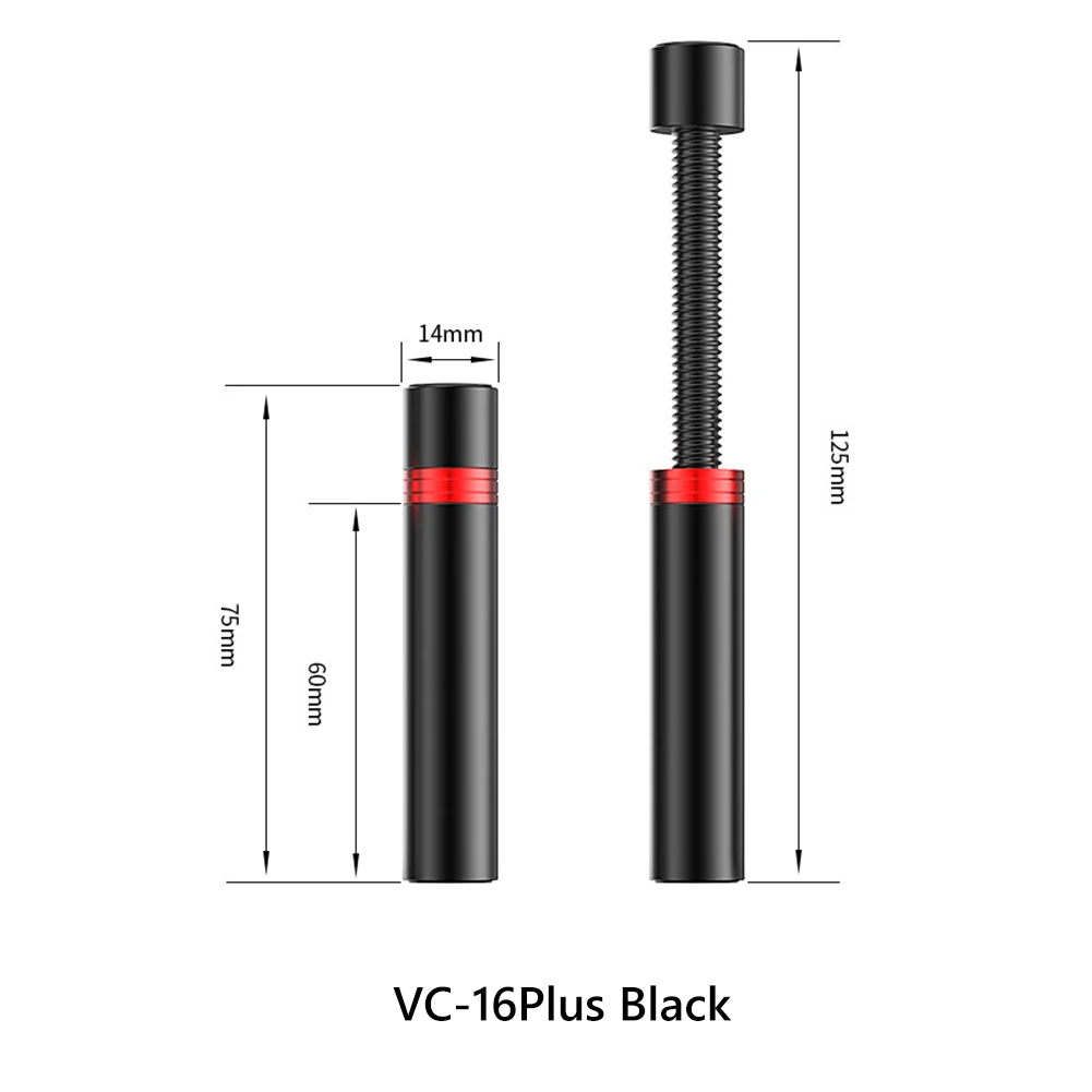 วิดีโอกระเป๋าเก็บบัตร VC-16กราฟิกการ์ด GPU รองรับปรับ Telescopic โรตารี่สกรูอลูมิเนียมการ์ด Sag Bracket