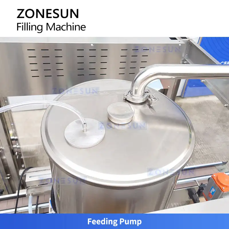 ZONESUN ZS-YT2T-2PXD Auto Servo Piston Pump Filling Machine 2 Heads High Viscosity Paste Liquid Shampoo Lotion Detergent Filler