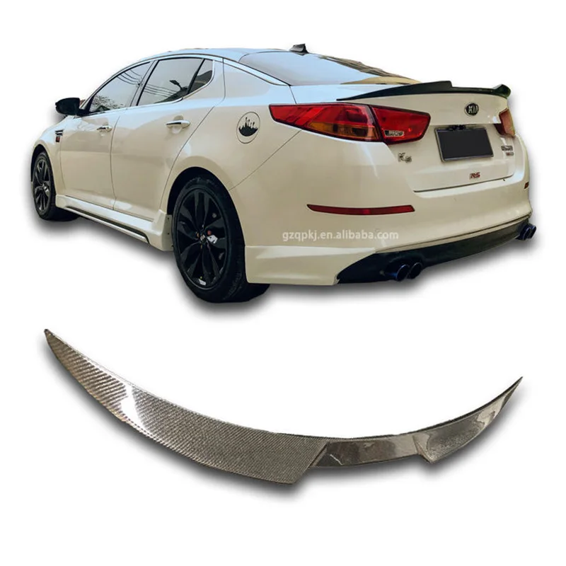 After the carbon fiber spoiler Apply from 2011 to 2020, K5 carbon fiber rear spoiler Body kit