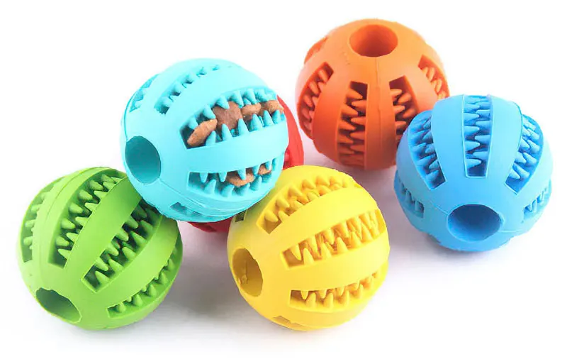 Hunde-Gummi-Leckball: Interaktiver Kau- und Zahnreinigungsball für Hunde – Trainings- und Langsam-Fressball für Haustiere – Detail 9