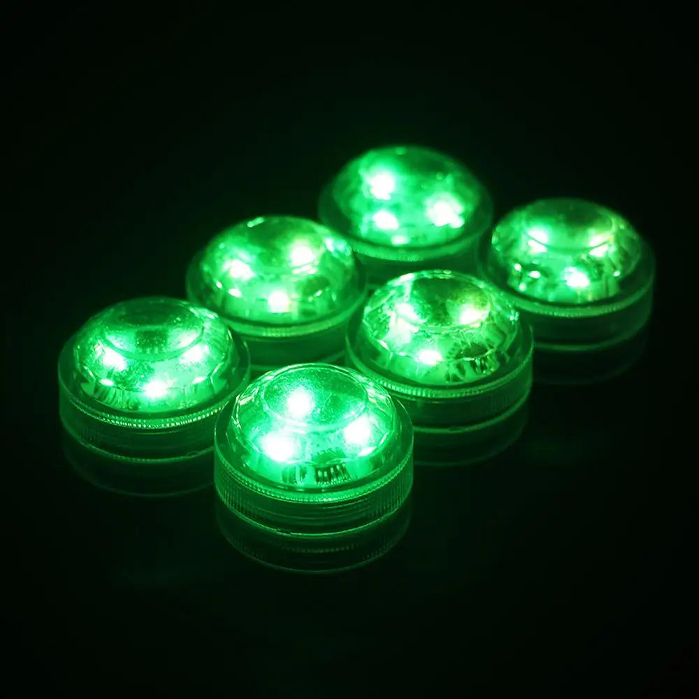 Pond Underwater Tea Light Aquarium Wedding Vase Decor Pool Light Party Decoration Night Lamp Submersible LED Lights