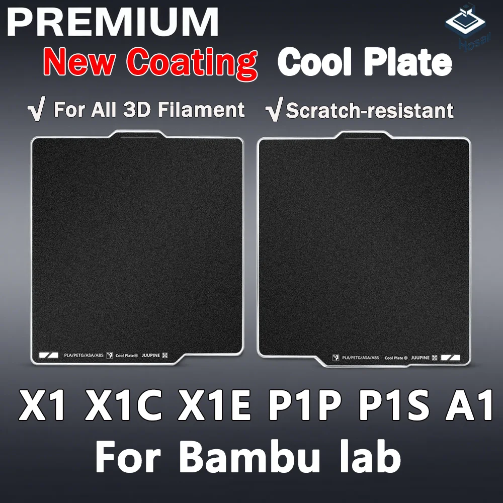 

Bambulab Build Plate для X1 X1C A1 P1P P1S Bambulab Cool Plate Super Tack New Upgrade Bambulab Cool Plate Pla PETG ABS Filament